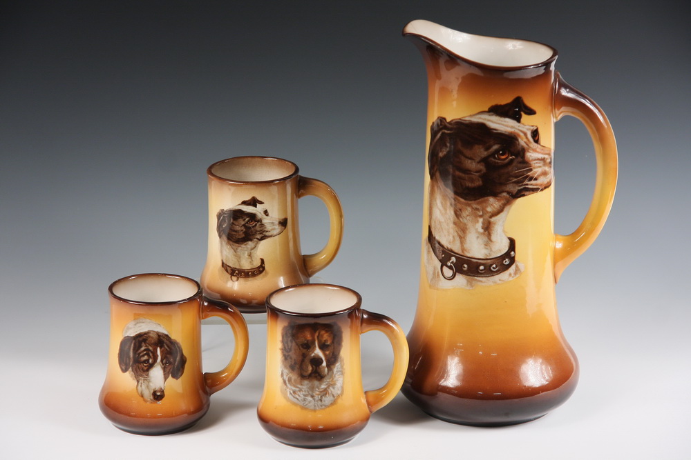POTTERY CIDER SET - Cider Pitcher &