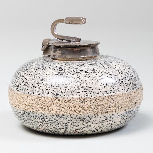 POTTERY CURLING STONE FORM