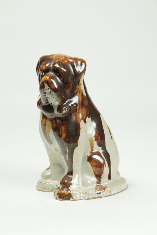 POTTERY DOG.  Attributed to