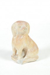 POTTERY DOG.  Attributed to Ge