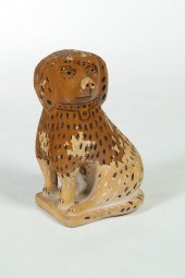 POTTERY DOG.  Attributed to Ge