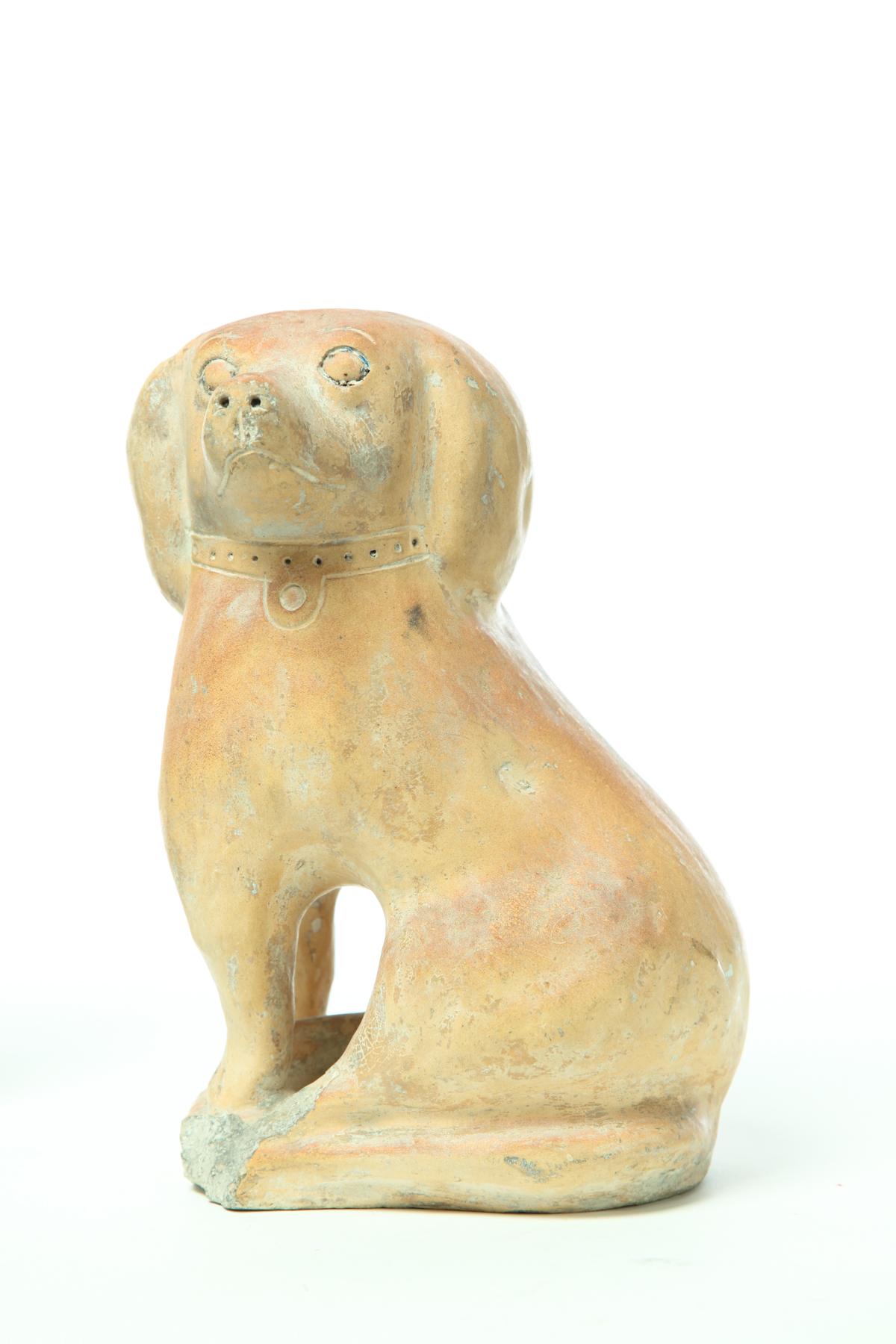 POTTERY DOG.  Attributed to