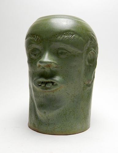 POTTERY FACE JUGPottery Face jug.