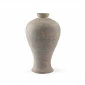 POTTERY PRUNUS VASE, MAEBYEONG