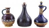 POTTERY, THREE PIECES: SARREGU