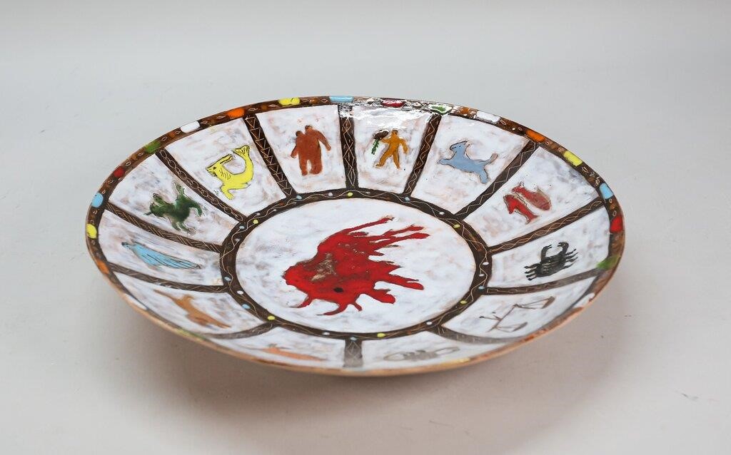 POTTERY ZODIAC CHARGERCeramic