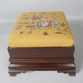 POTTHAST BROS. MAHOGANY FOOTST