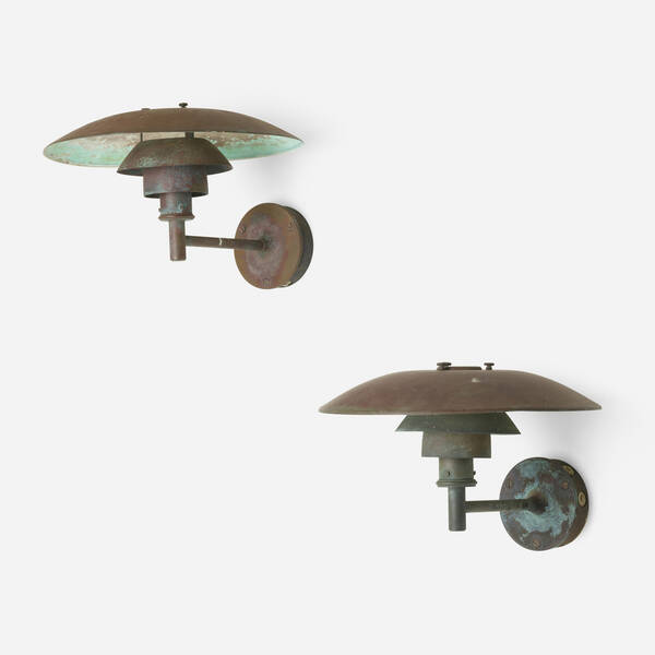 Poul Henningsen. PH 4/3 wall lamps,