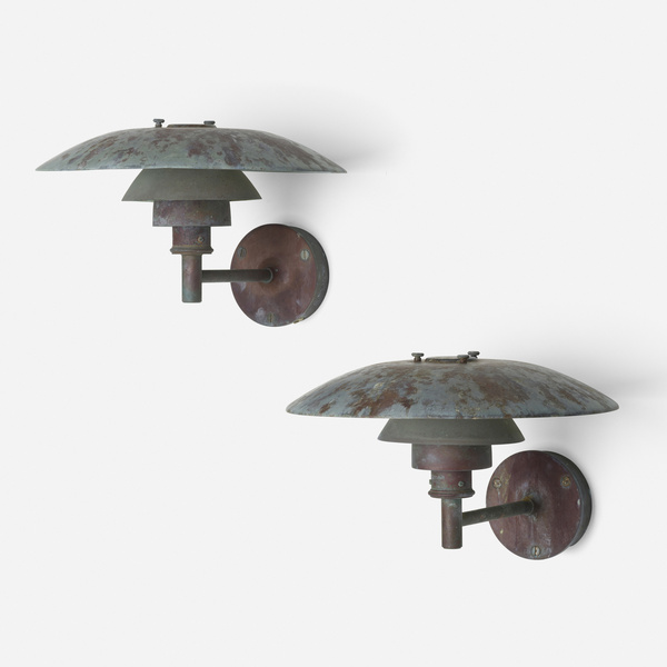 Poul Henningsen. PH 4/3 wall lamps,