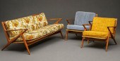 POUL JENSEN TEAK 'Z' SOFA AND