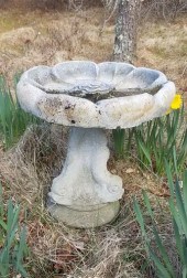 POURED CEMENT DOLPHIN BASED BI