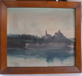 POW ART, GERMAN LANDSCAPE BY K