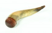 POWDER HORN.  American  19th c