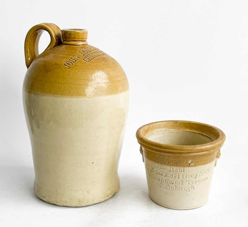 POWELL BRISTOL JUG AND BUCHAN