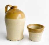 POWELL BRISTOL JUG AND BUCHAN