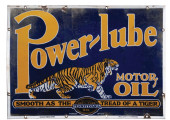 POWERLUBE MOTOR OIL PORCELAIN