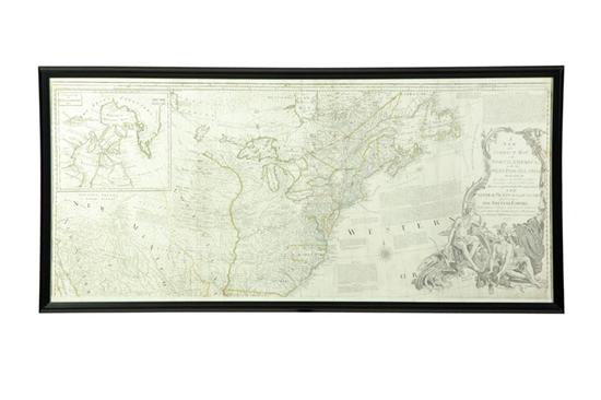 POWNALL'S MAP OF NORTH AMERICA. 