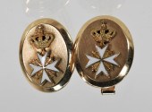 PR 10K GOLD ORDER OF MALTA CUF