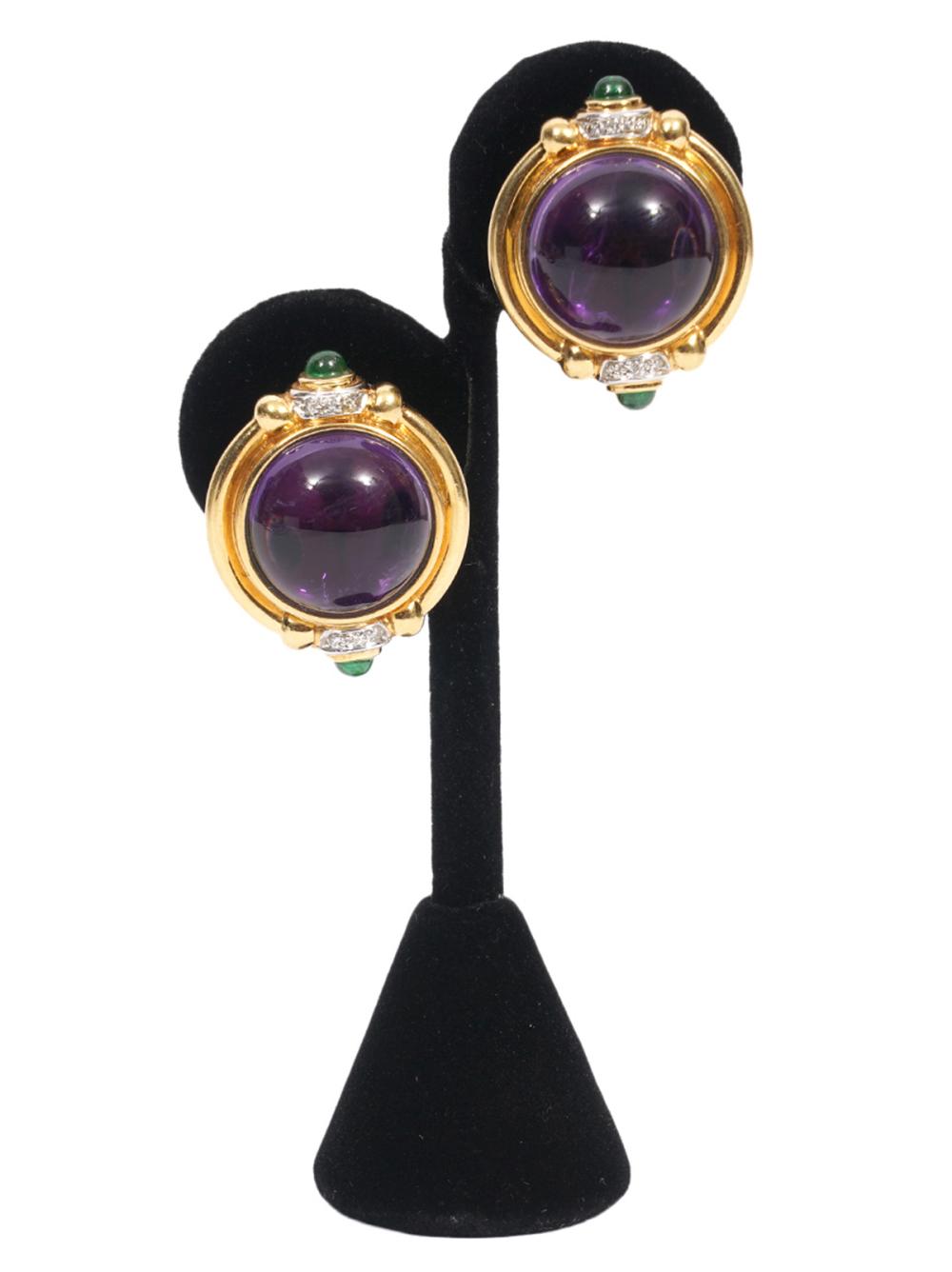 PR. 18K YG EMERALD, DIAMOND &