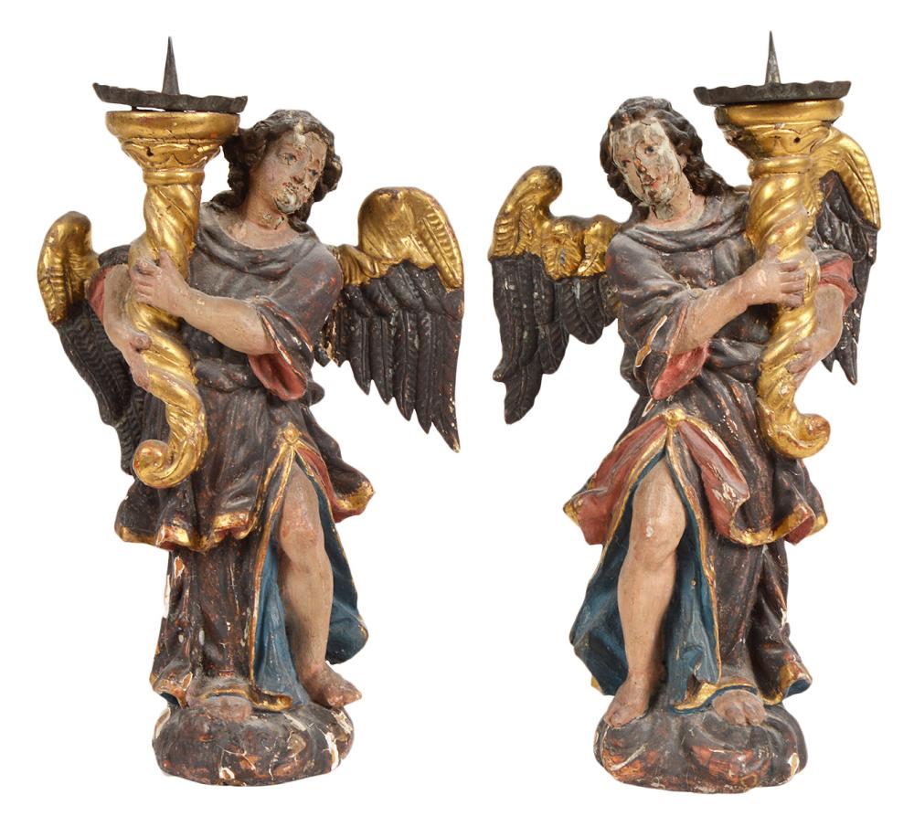 PR. 18TH C. ITALIAN CARVED & GILDED