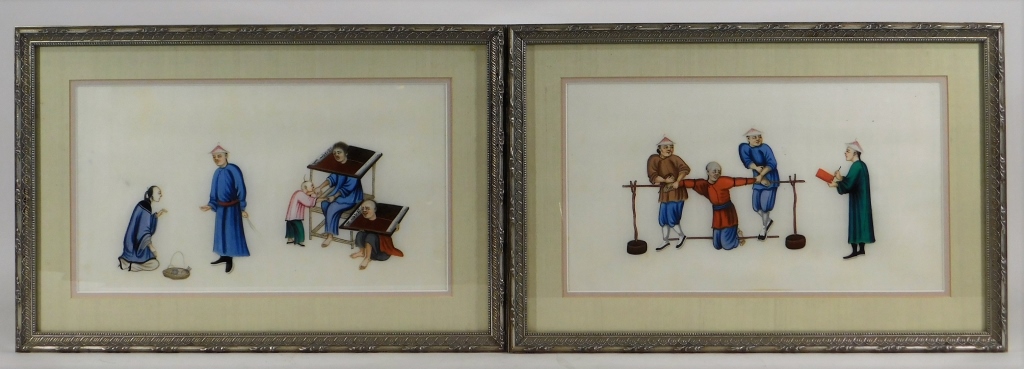 PR 19C CHINESE TORTURE SCENE PITH