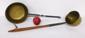 PR. 19TH C. BRASS DIPPERS OR L