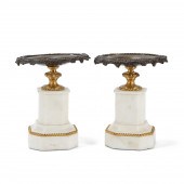 PR., 19TH C. BRONZE & WHITE MA