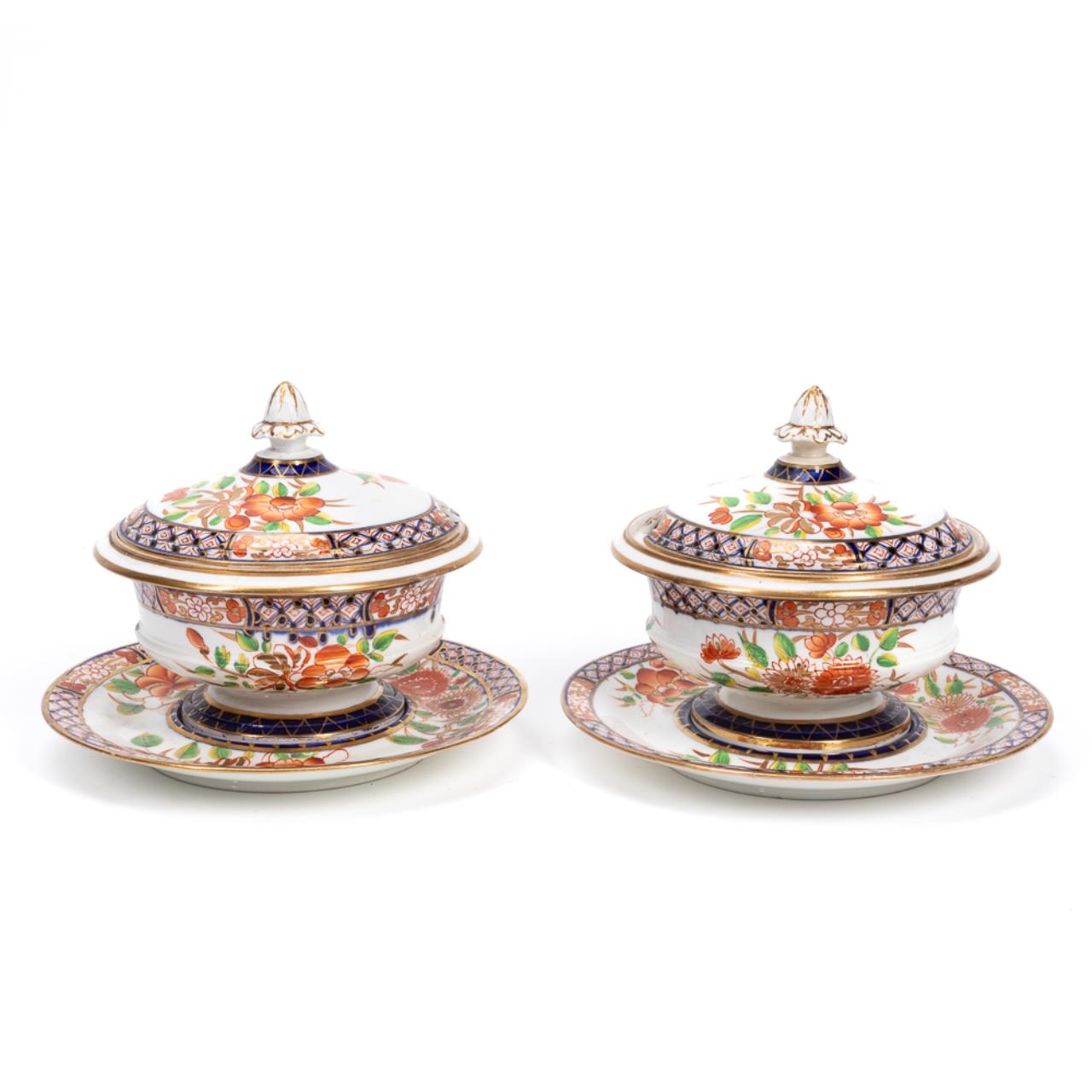 PR., 19TH C ENGLISH IMARI SAUCE