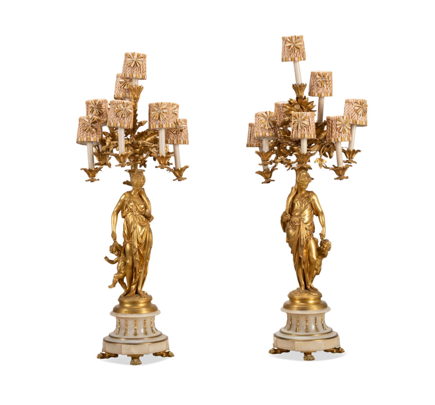 PR 19TH C. FRENCH GILT BRONZE
