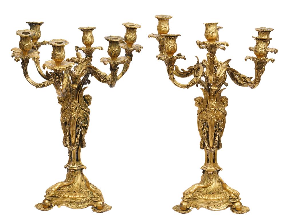 PR. 19TH C. FRENCH ROCOCO DORE