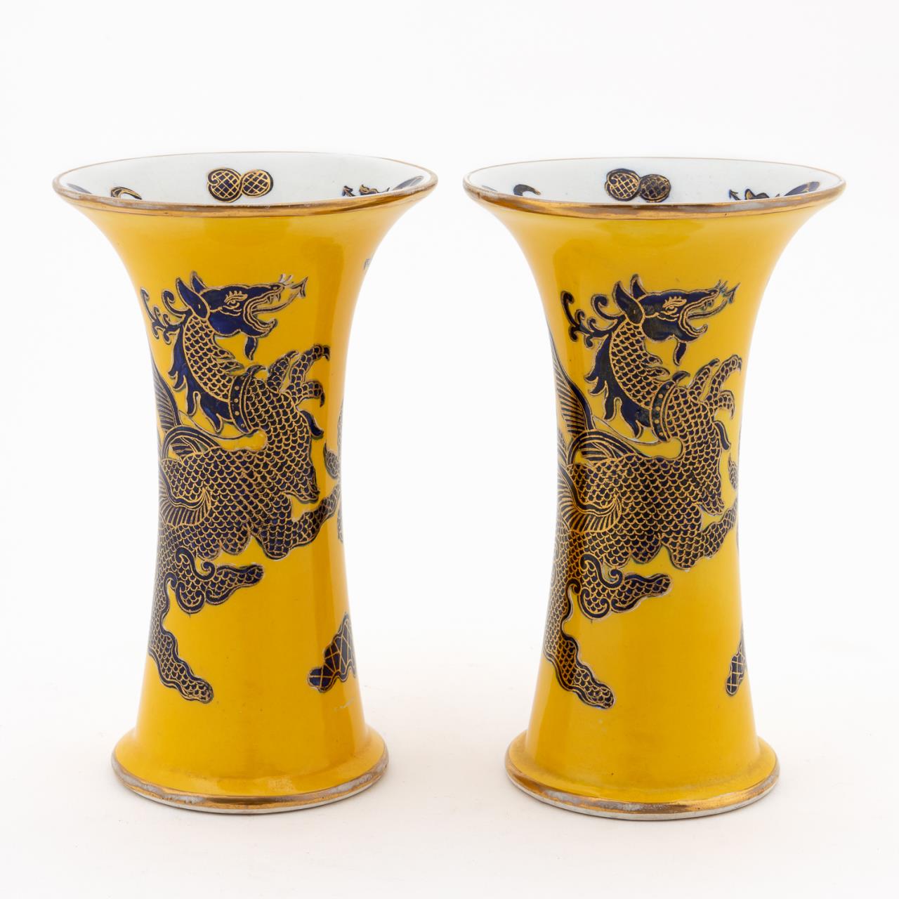 PR., 19TH C. MASON'S YELLOW &