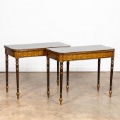 PR, 19TH C. REGENCY PENWORK FL