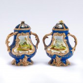 PR. 19TH C. ROCKINGHAM BLUE GR