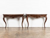 PR., 19TH C. ROCOCO STYLE CARV