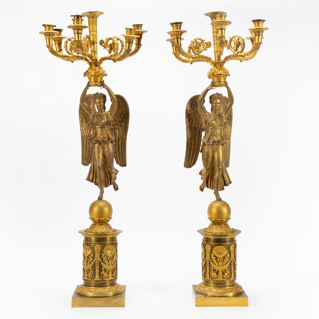 PR. 19TH C. VICTORY EMPIRE ORMOLU