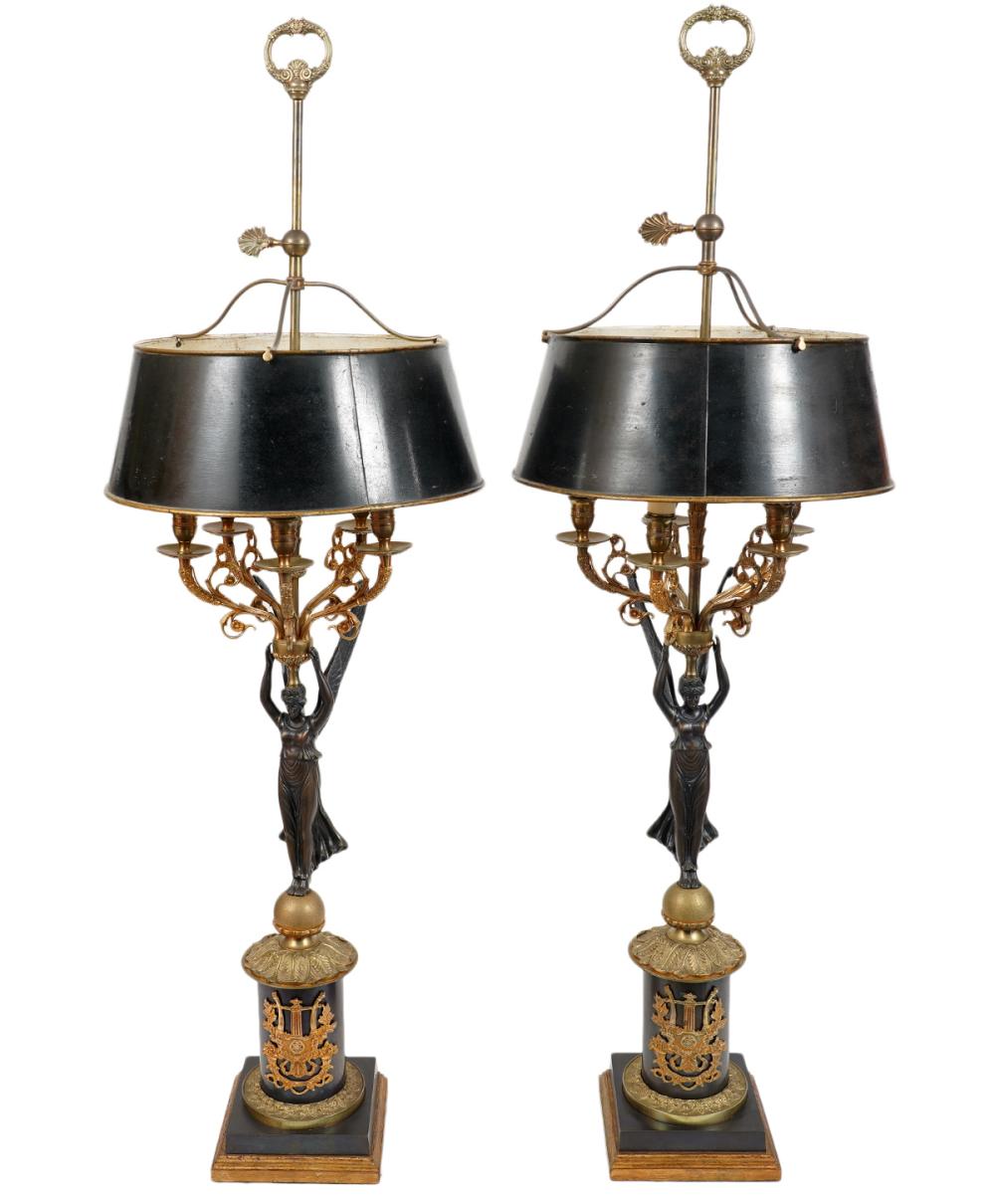 PR. 20TH C EMPIRE STYLE BRONZE