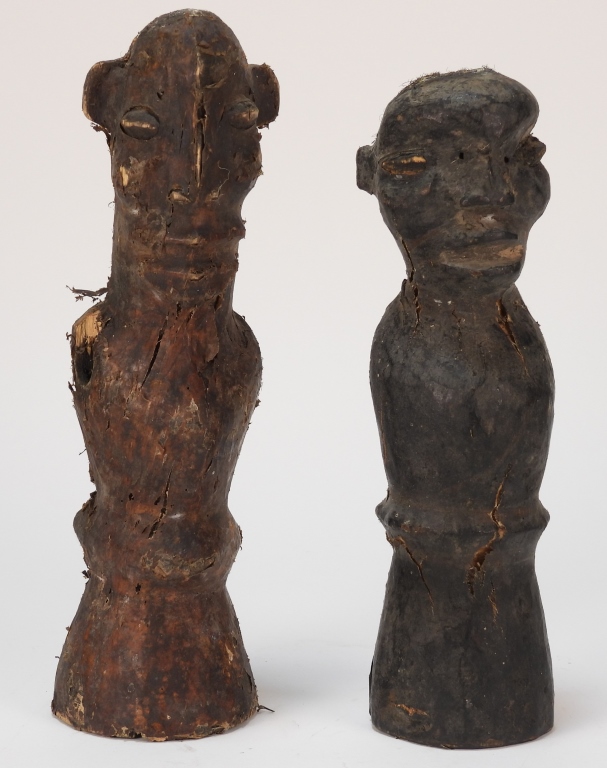 PR AFRICAN EKOI TRIBE CARVED WOOD