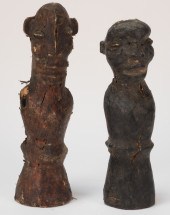 PR AFRICAN EKOI TRIBE CARVED W
