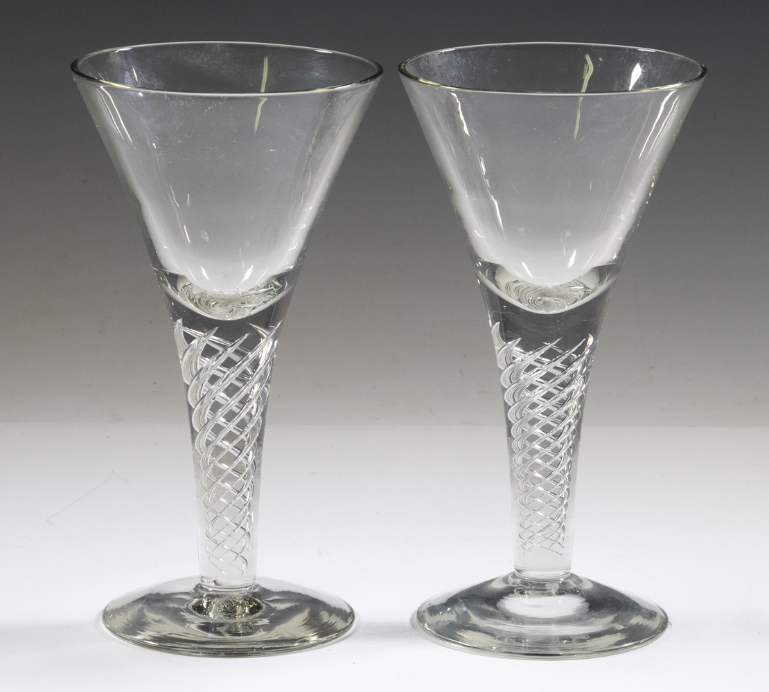 PR AIR TWIST STEM GOBLETS Pair of