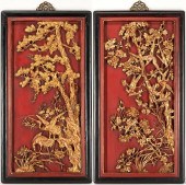 PR. ANTIQUE CHINESE CARVED GIL