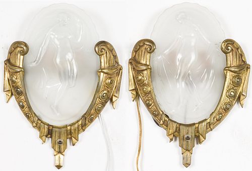 PR ART DECO FROSTED GLASS &AMP;
