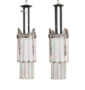 PR ART DECO STYLE TWO TIER PEA