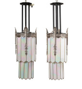 PR ART DECO STYLE TWO TIER PEA