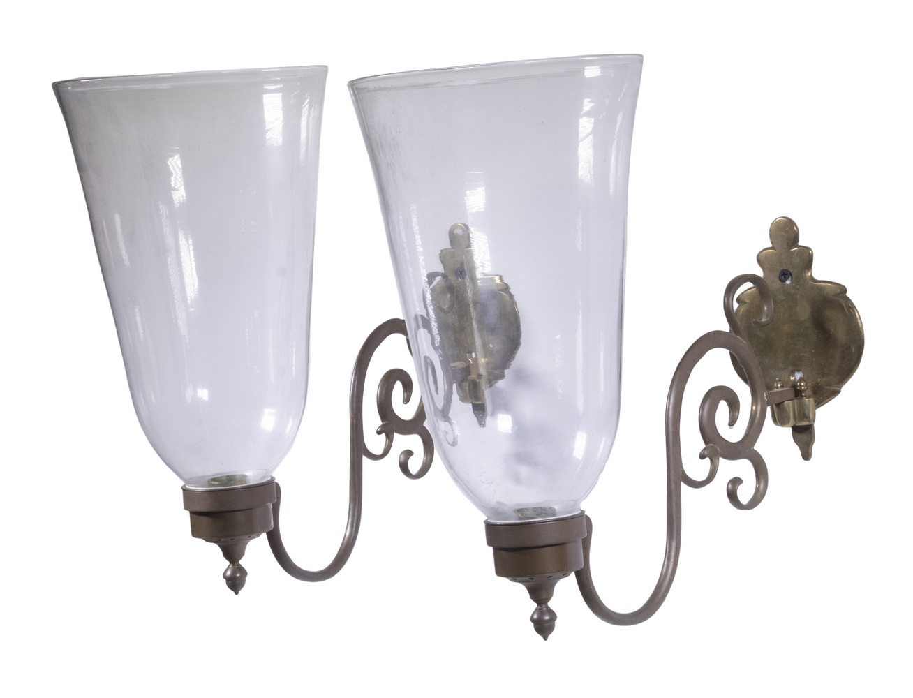 PR BALL & BALL BRASS CANDLE SCONCES