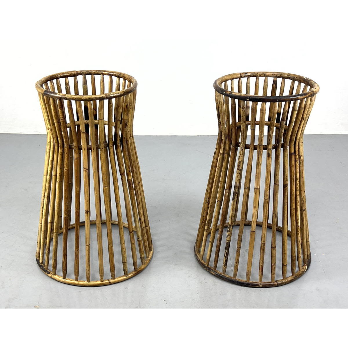 Pr Bamboo and Rattan Corseted