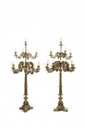 PR., BAROQUE STYLE 12-LIGHT BR