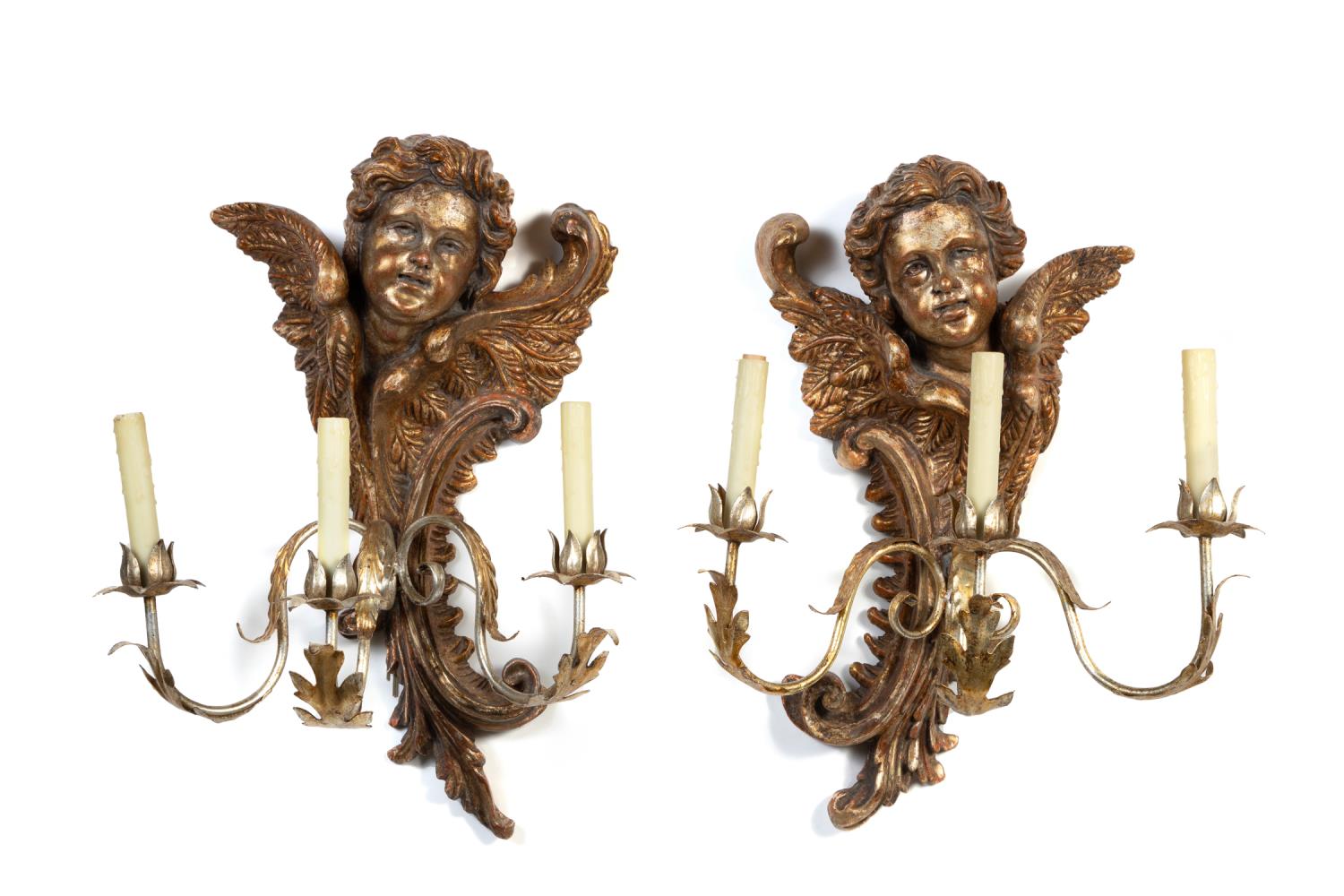 PR., BAROQUE STYLE CHERUB GILT