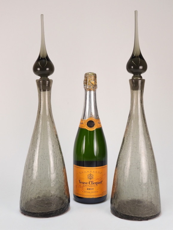 PR BLENKO ART GLASS DECANTERS