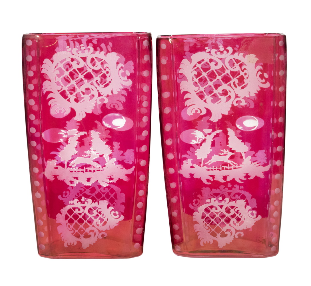 PR BOHEMIAN CUT TO CLEAR GLASS