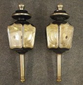 PR BRASS COACH LANTERNSA pair